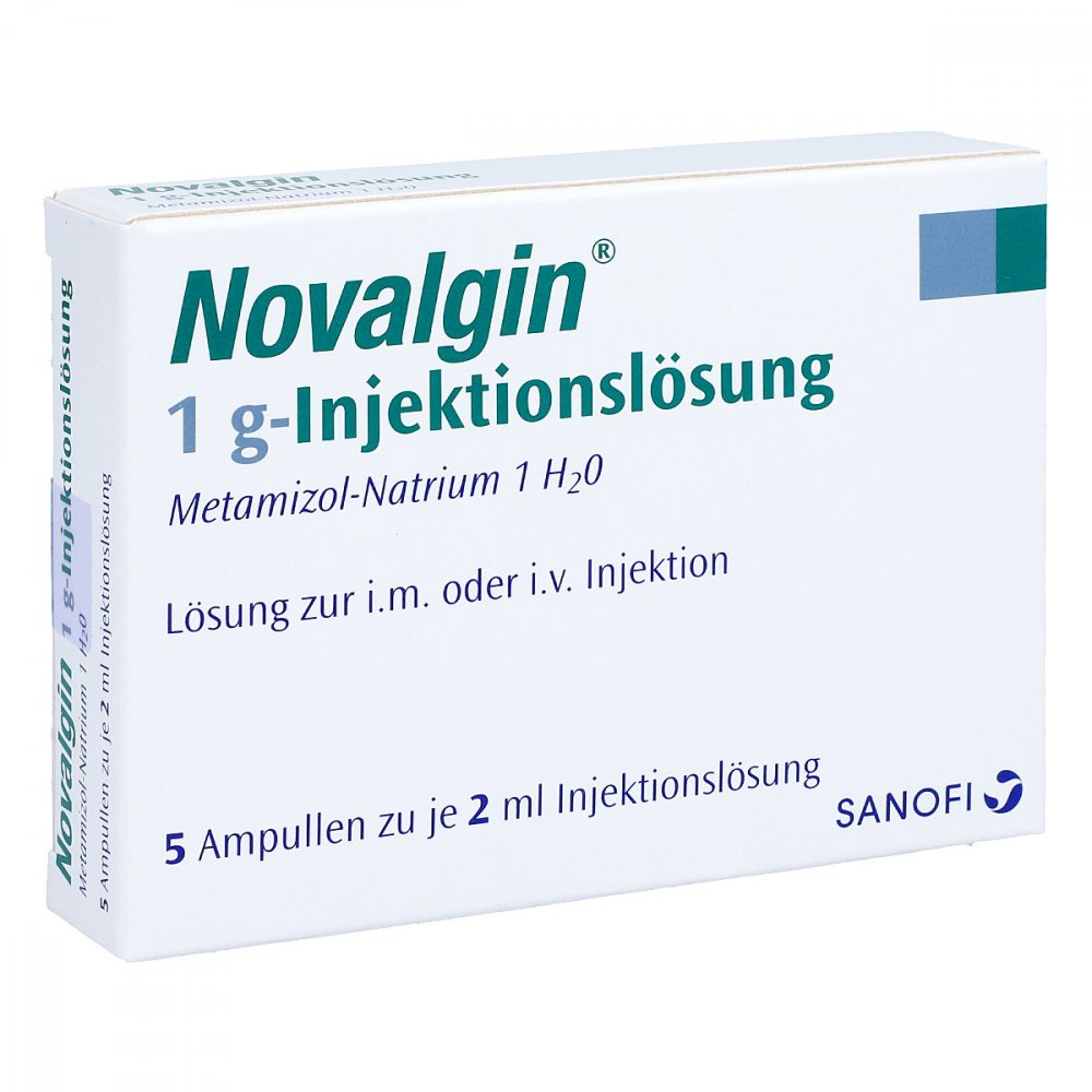 Novalgin 1 G-Injektionslösung Ampullen (5X2 ml)