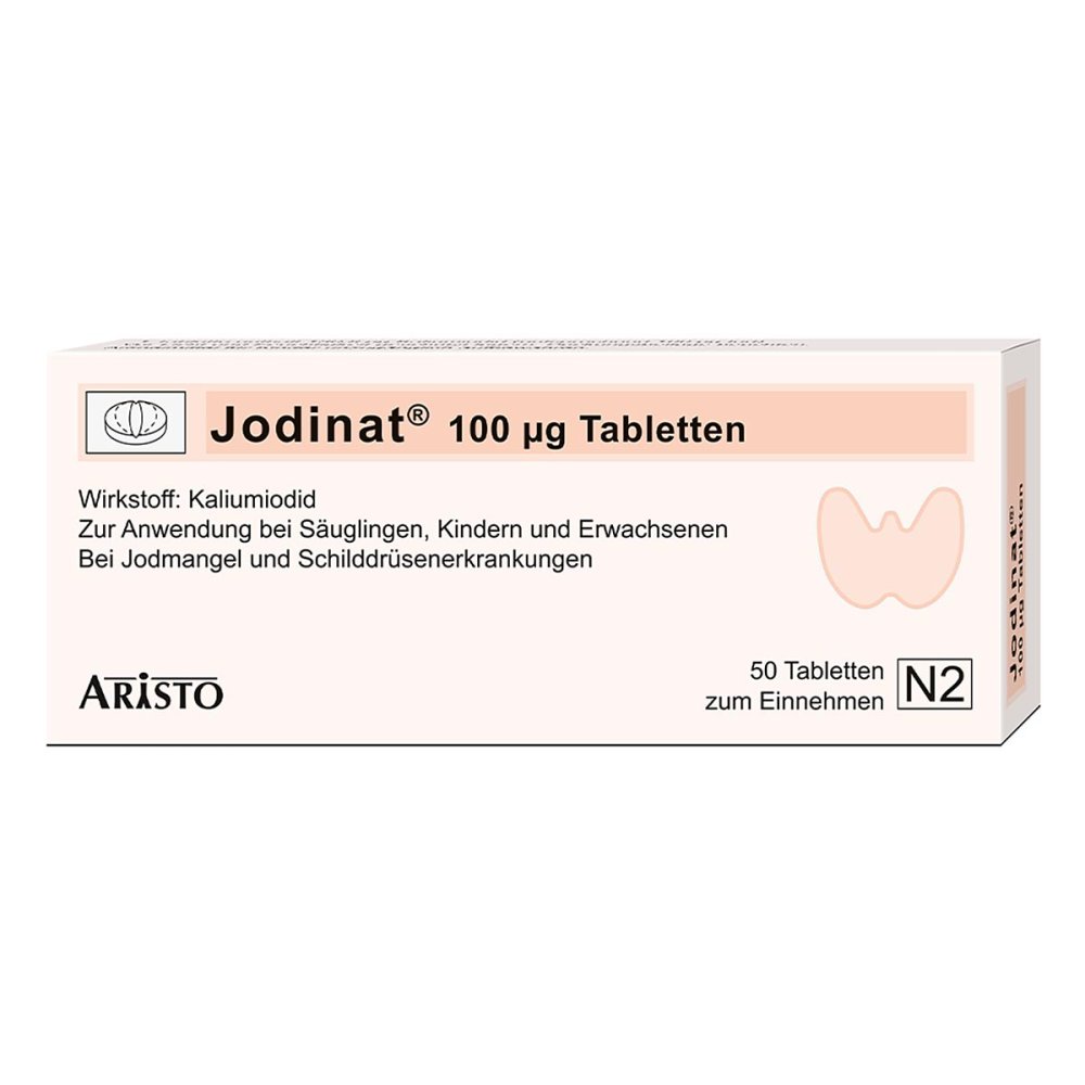 Jodinat 100 Μg Tabletten (50 stk)