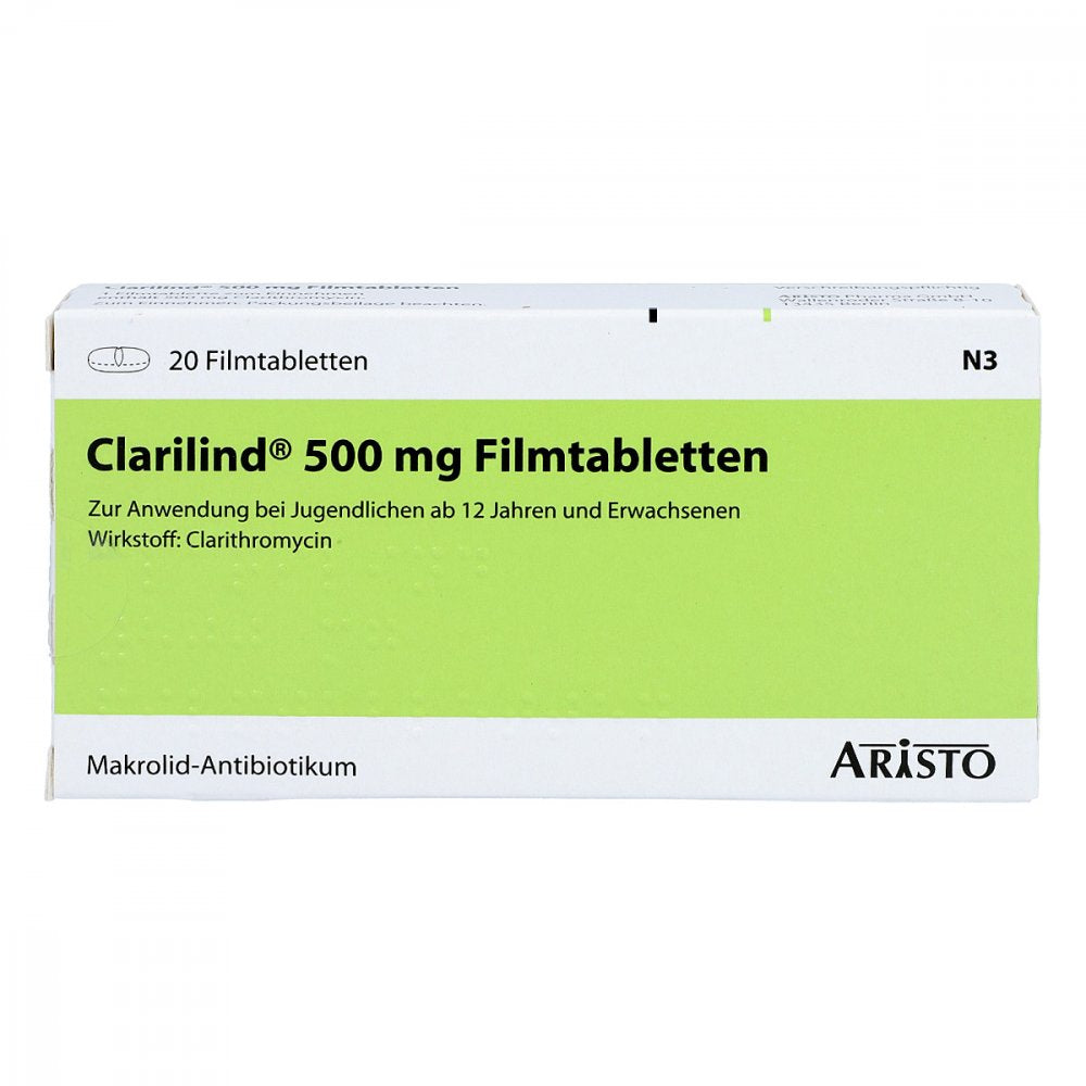 Clarilind 500 Mg Filmtabletten (20 stk)