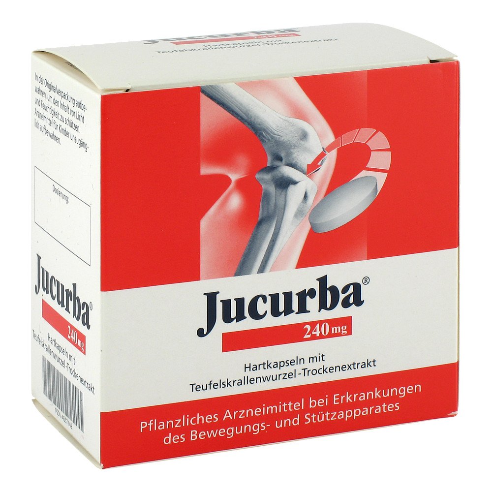 Das Produktfoto zeigt Jucurba 240 Mg Hartkapseln (120 stk) PZN 04557142
