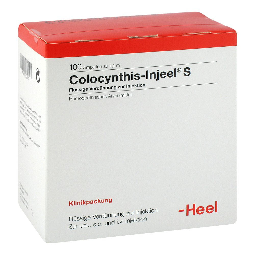 Das Produktfoto zeigt Colocynthis Injeel S Ampullen (100 stk) PZN 04562491