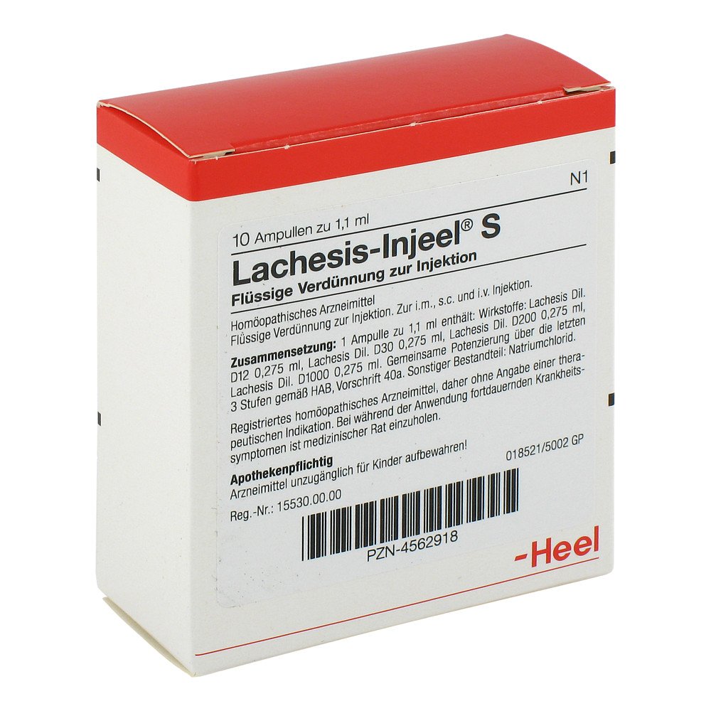 Lachesis Injeel S Ampullen (10 stk)
