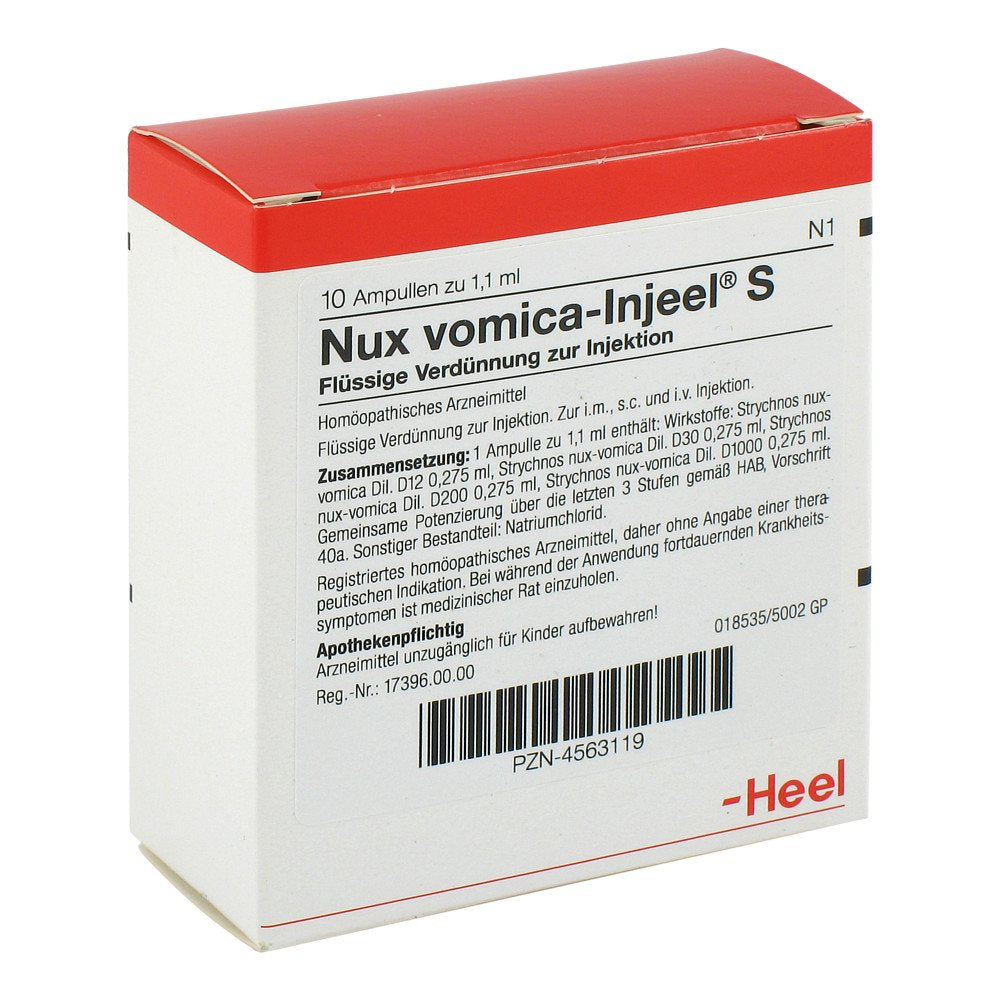 Nux Vomica Injeel S Ampullen (10 stk)