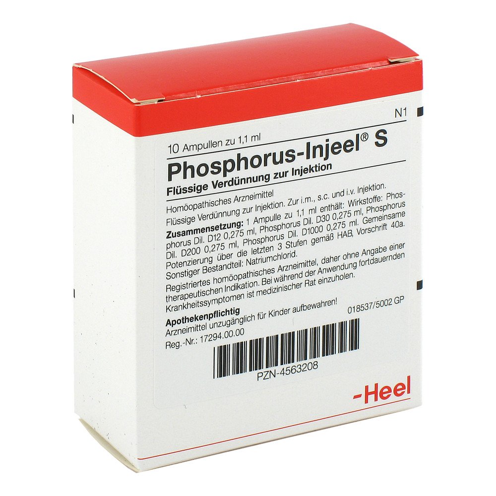 Phosphorus Injeel S Ampullen (10 stk)