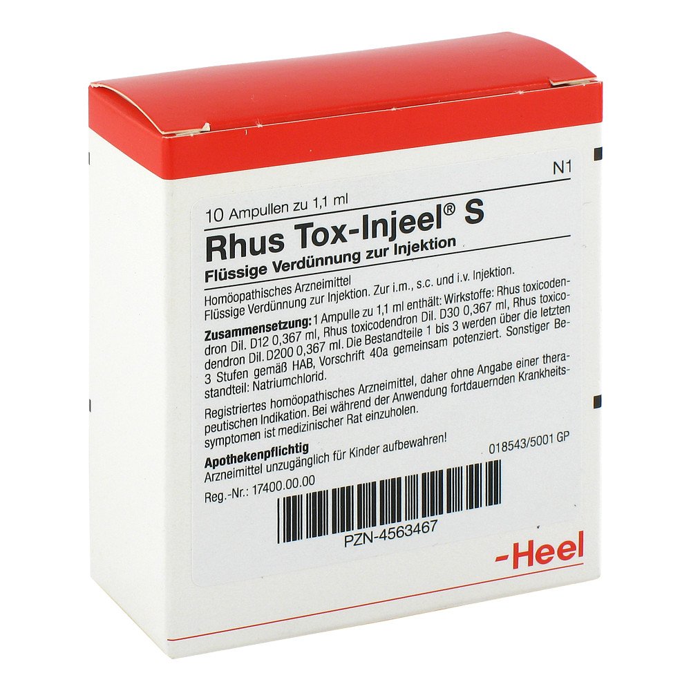 Rhus Tox Injeel S Ampullen (10 stk)
