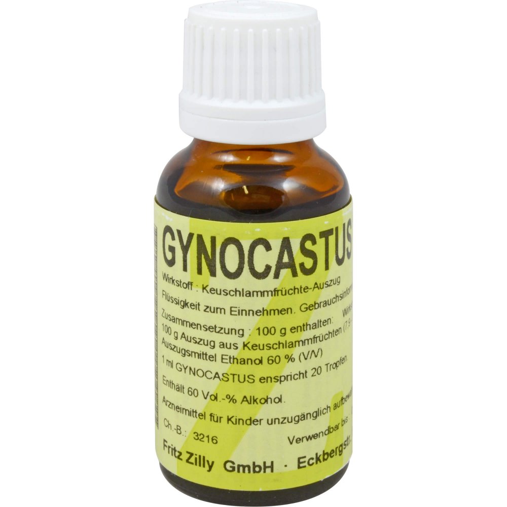 Das Produktfoto zeigt Gynocastus Lösung (20 ml) PZN 04591357