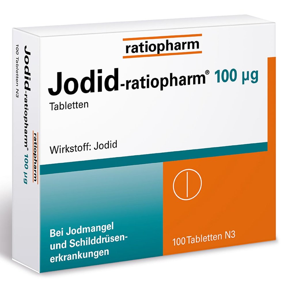Jodid-Ratiopharm 100 Μg Tabletten (100 stk)