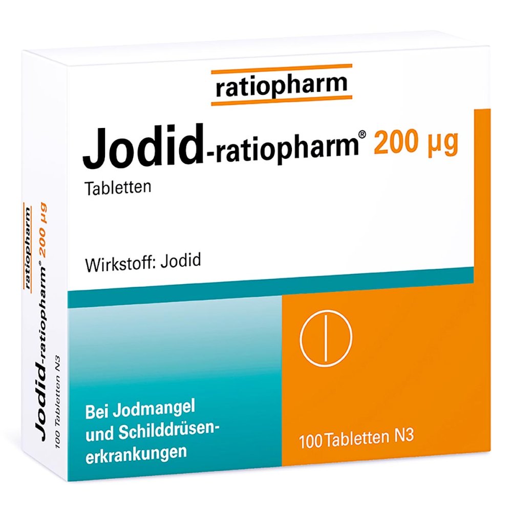 Jodid-Ratiopharm 200 Μg Tabletten (100 stk)