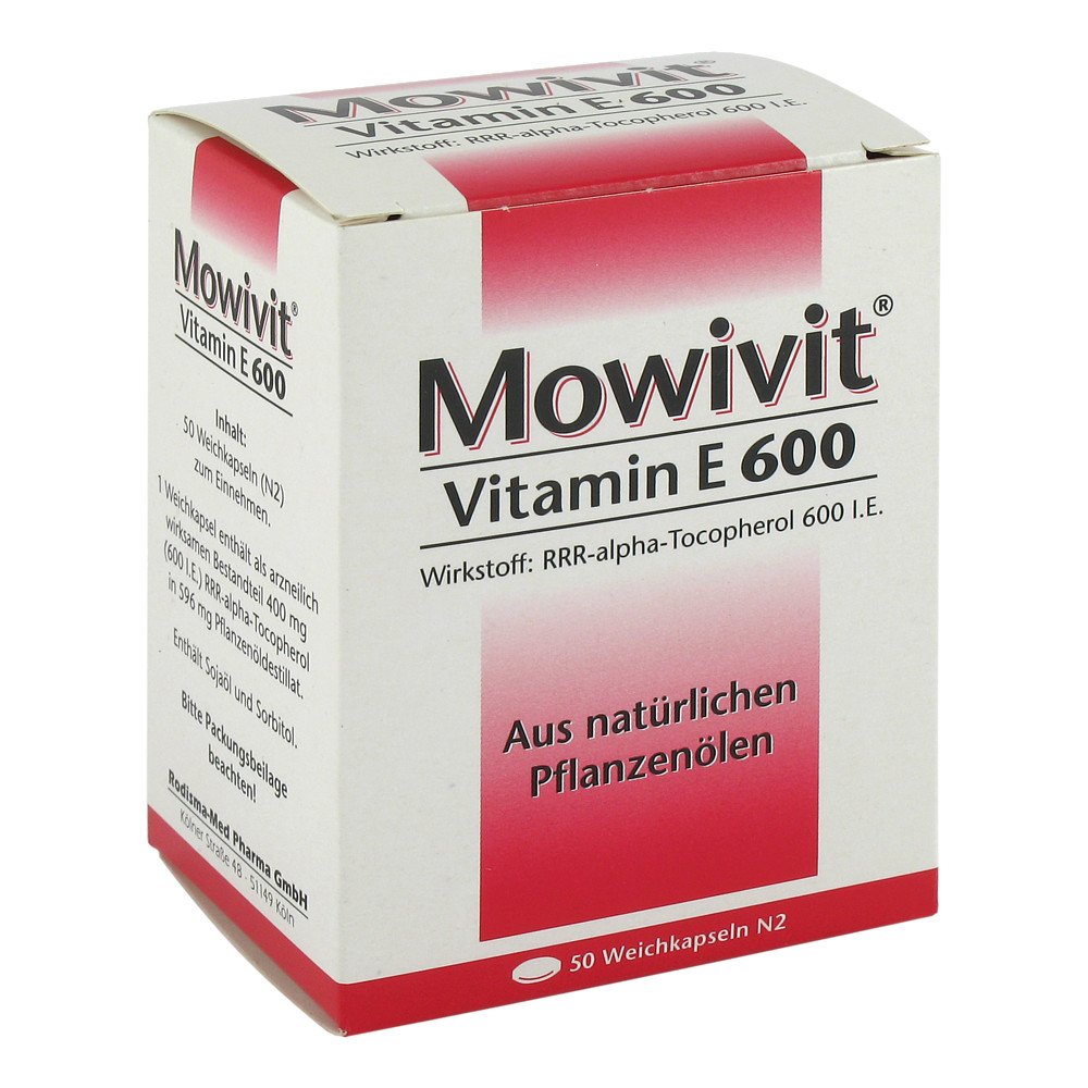 Das Produktfoto zeigt Mowivit 600 Kapseln (50 stk) PZN 04675597