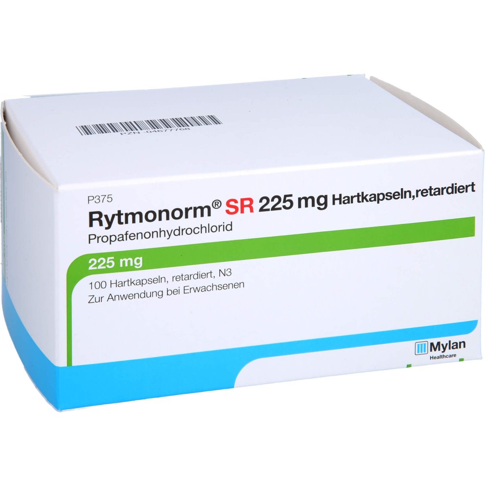Rytmonorm Sr 225 Mg Hartkapseln Retardiert (100 stk)