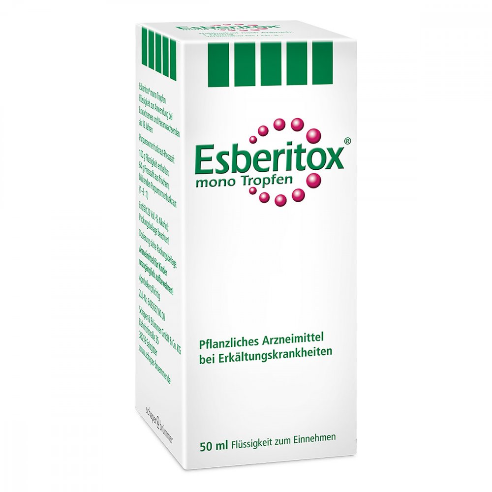 Das Produktfoto zeigt Esberitox Mono Tropfen (50 ml) PZN 04682806