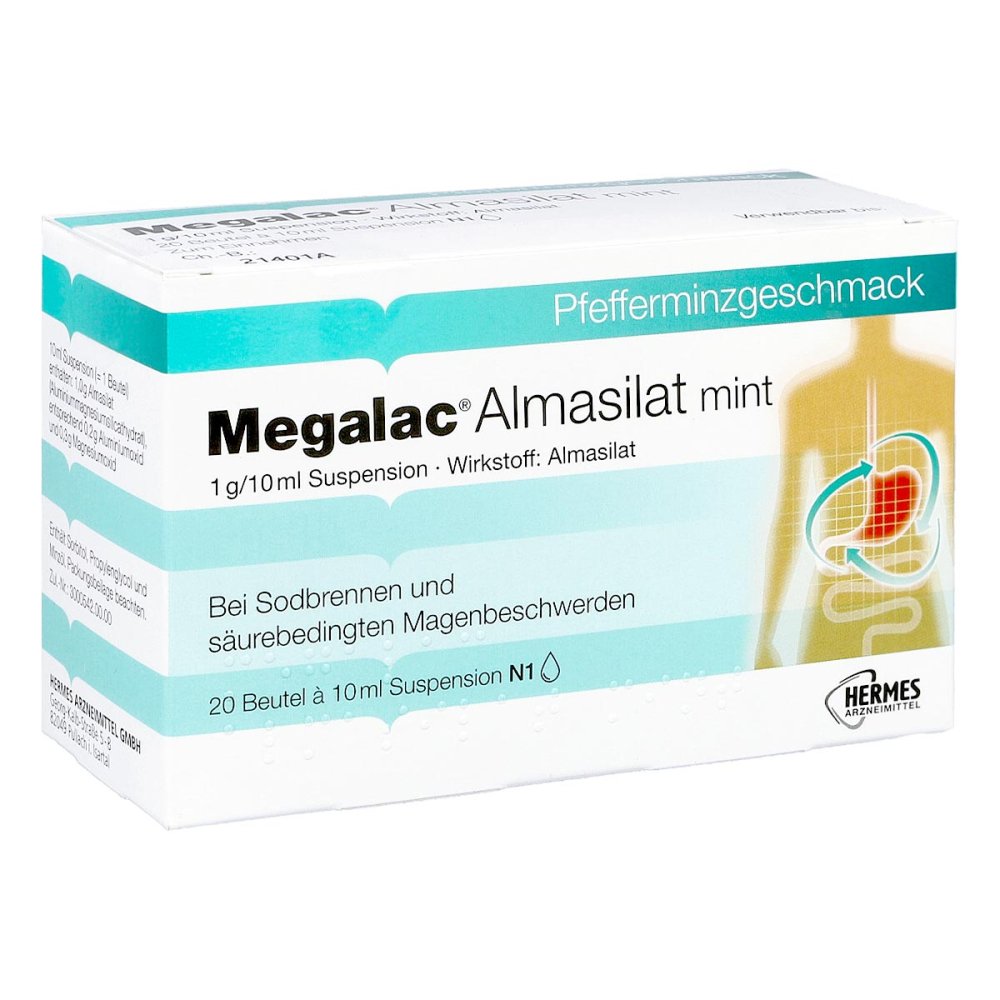 Megalac Almasilat Mint Suspension (20X10 ml)