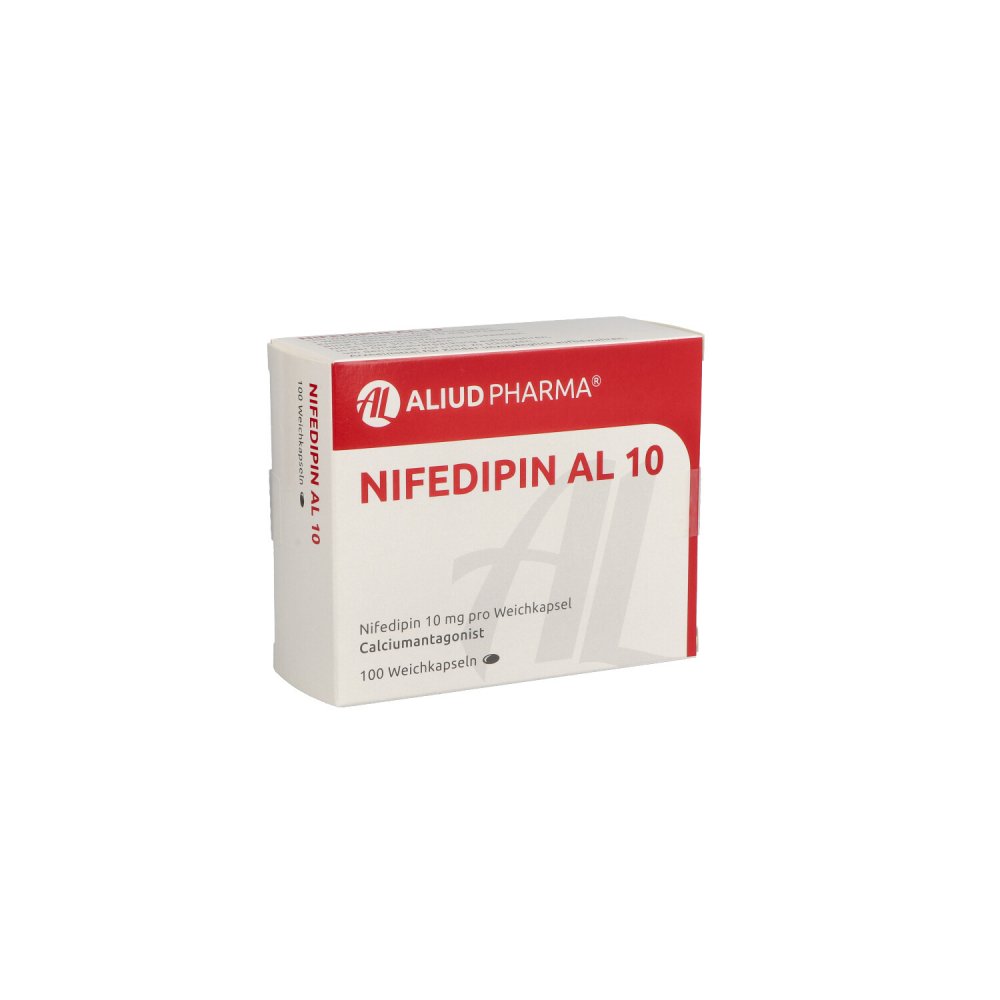 Nifedipin Al 10 Weichkapseln (100 stk)