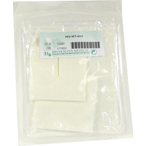 Das Produktfoto zeigt Peg Verbandset Steril (1 stk) PZN 04770054