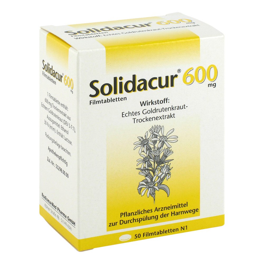 Solidacur 600 Mg Filmtabletten (50 stk)