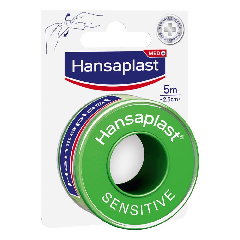 Hansaplast Fixierpfl.Sensitive 2,5 Cmx5 M (1 stk)