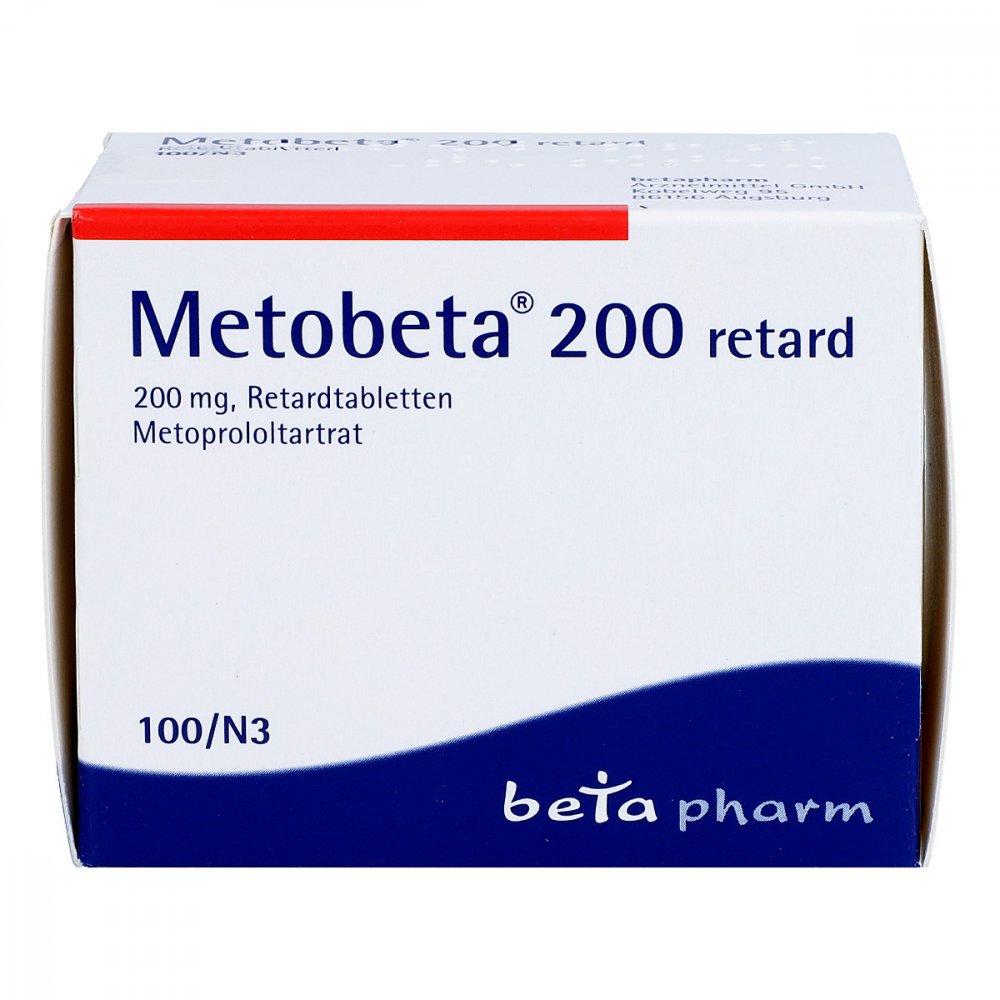Metobeta 200 Retard Tabl. (100 stk)