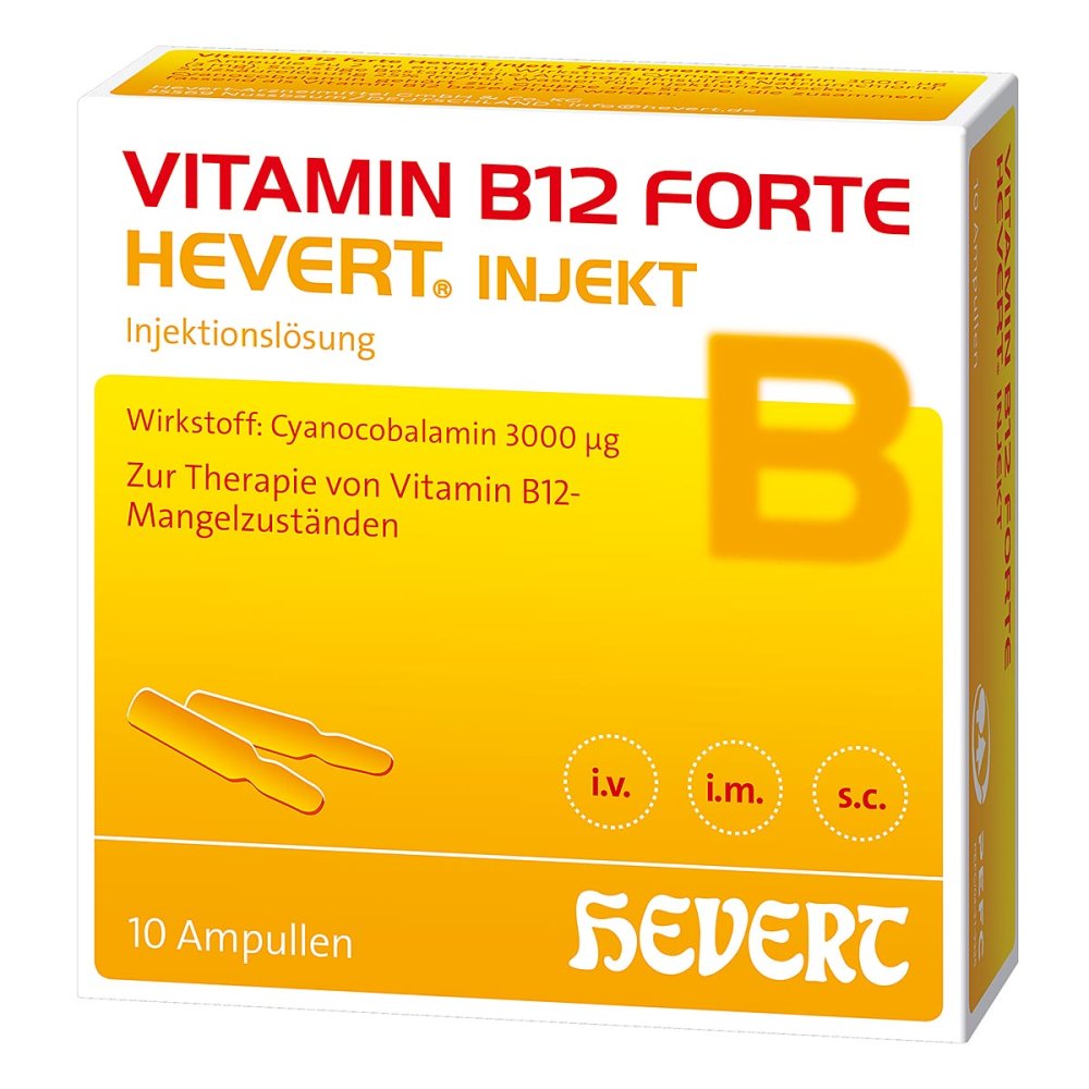 Vitamin B12 Forte Hevert Injekt Inj.-Lsg.Amp. (10X2 ml)