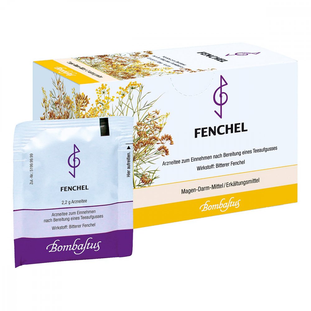 Das Produktfoto zeigt Fenchel Tee Filterbeutel (20X2.2 g) PZN 04856488