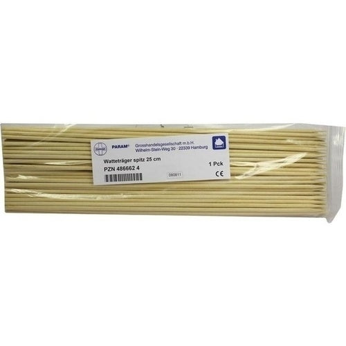 Das Produktfoto zeigt Watteträger 25 Cm Spitz (100 stk) PZN 04866624