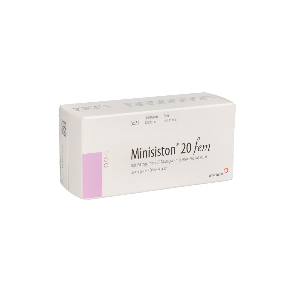 Minisiston 20 Fem Überzogene Tabletten (6X21 stk)