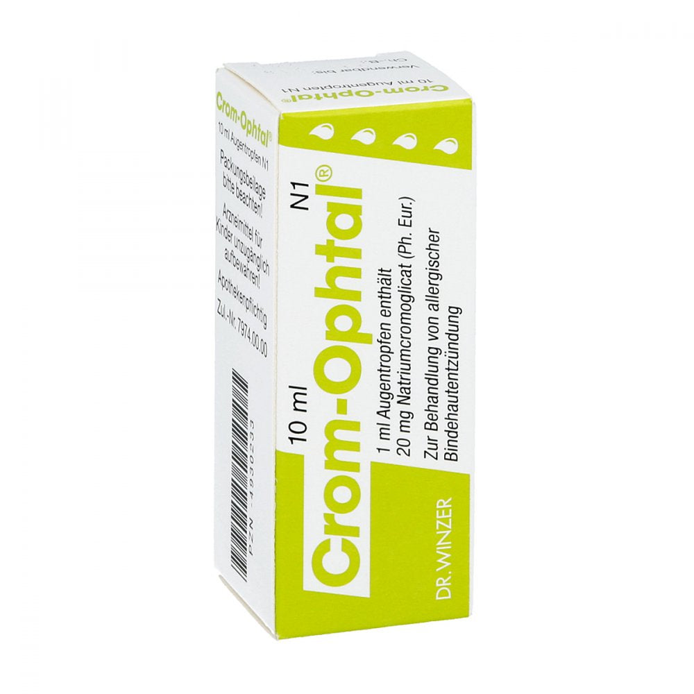 Das Produktfoto zeigt Crom-Ophtal Augentropfen (10 ml) PZN 04930233