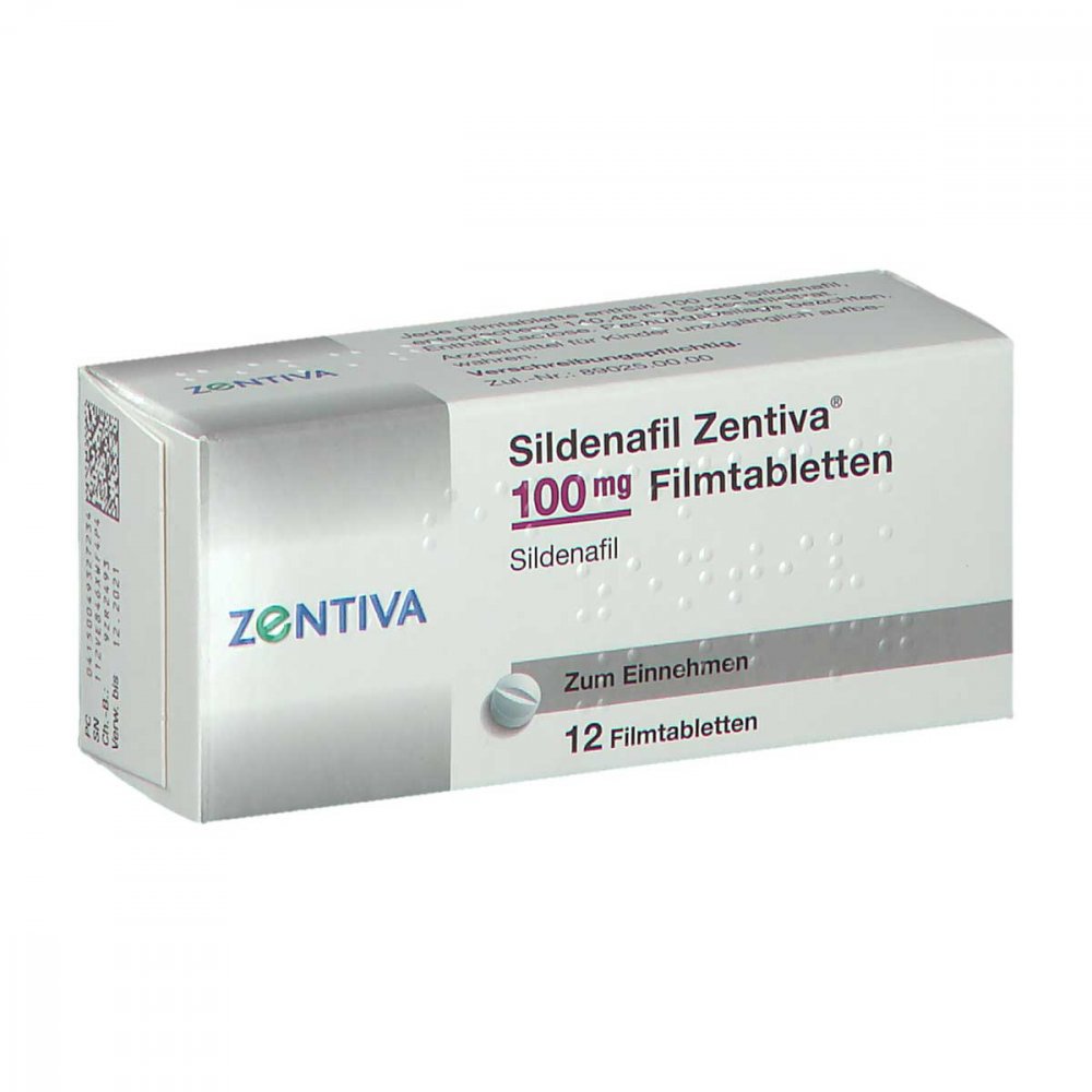 Sildenafil Zentiva 100 Mg Filmtabletten (12 stk)