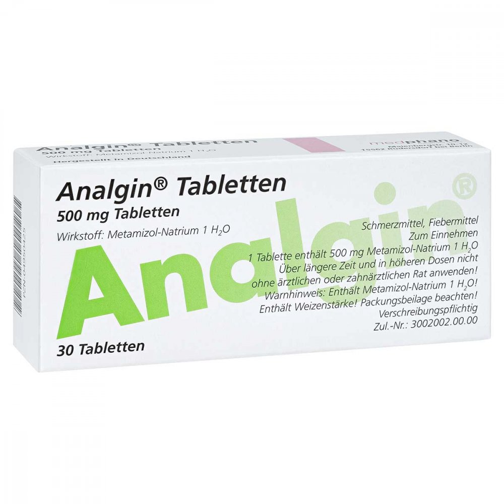 Analgin Tabletten (30 stk)