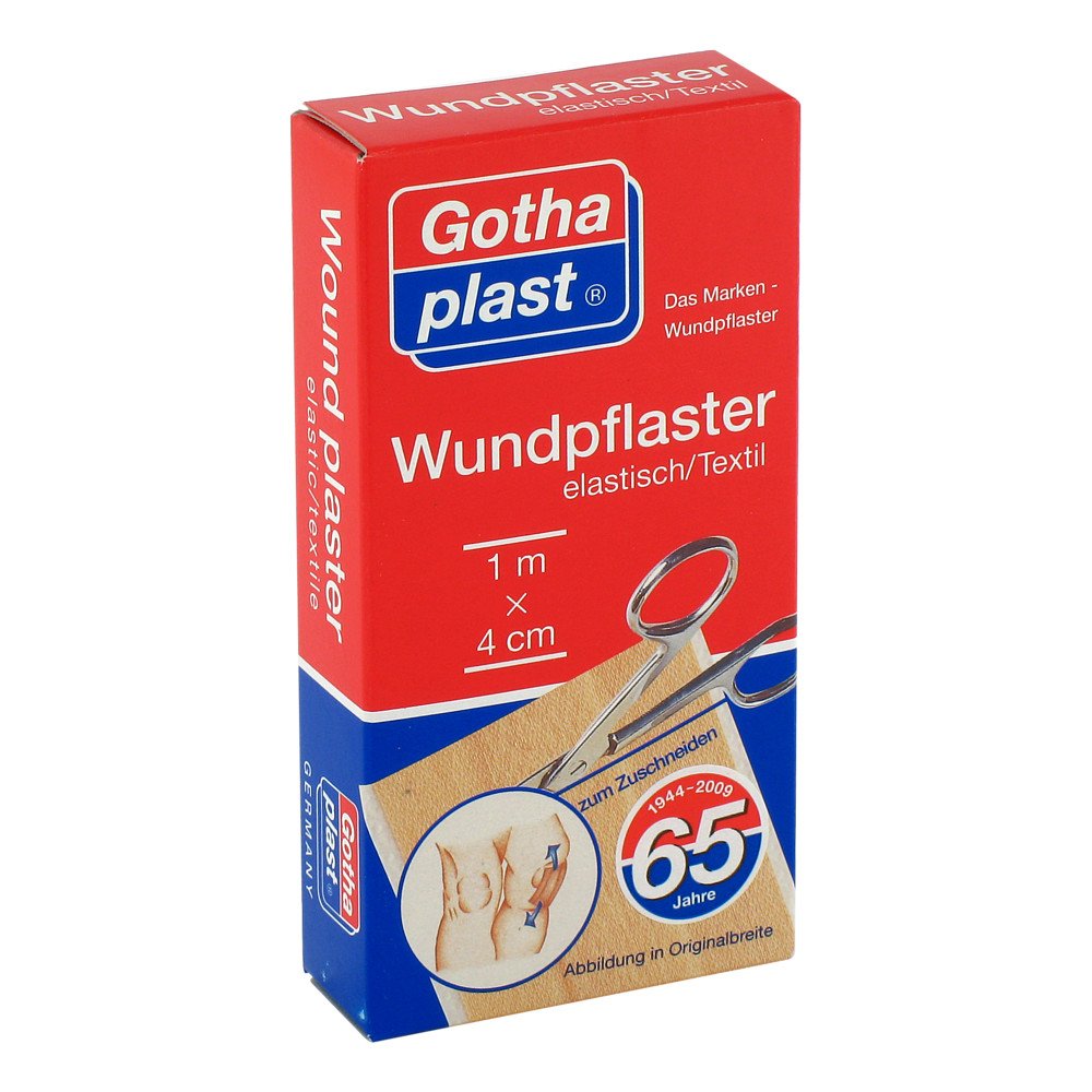 Das Produktfoto zeigt Gothaplast Wundpfl.Elast.4 Cmx1 M Geschnitten (1 stk) PZN 04951376