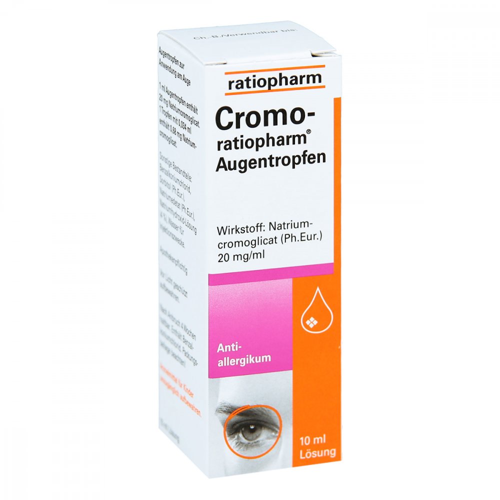 Cromo-Ratiopharm Augentropfen (10 ml)