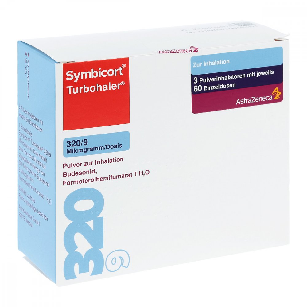Symbicort Turbohaler 320/9 Μg/Dosis 60 Ed (3 stk)