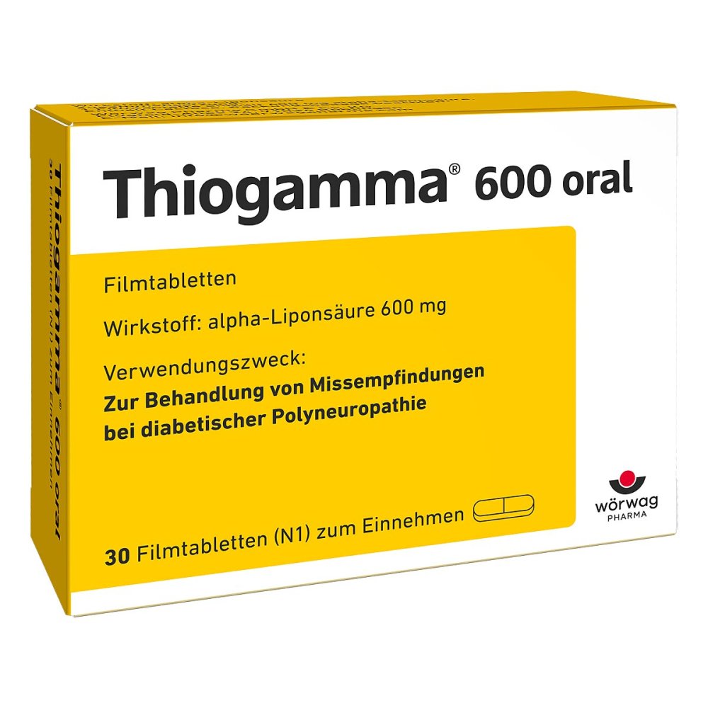 Thiogamma 600 Oral Filmtabletten (30 stk)