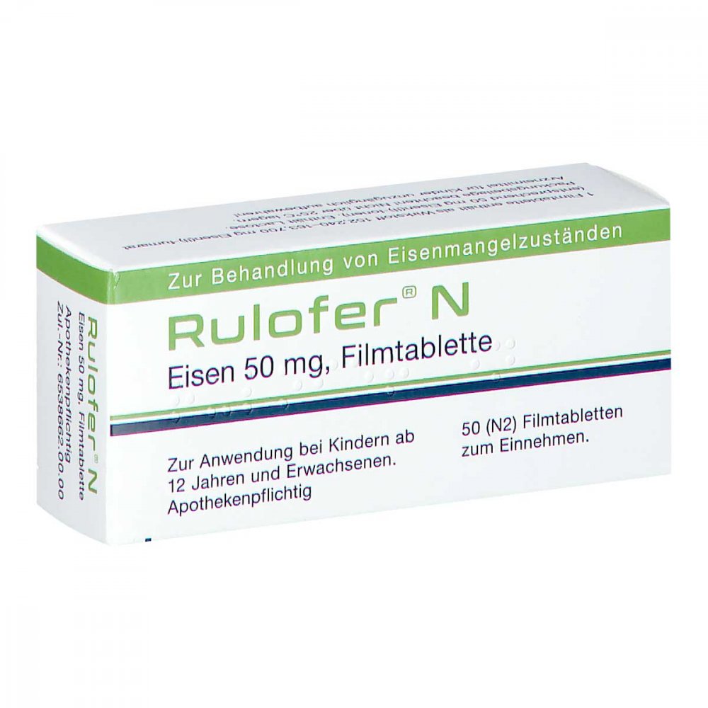Rulofer N Filmtabletten (50 stk)