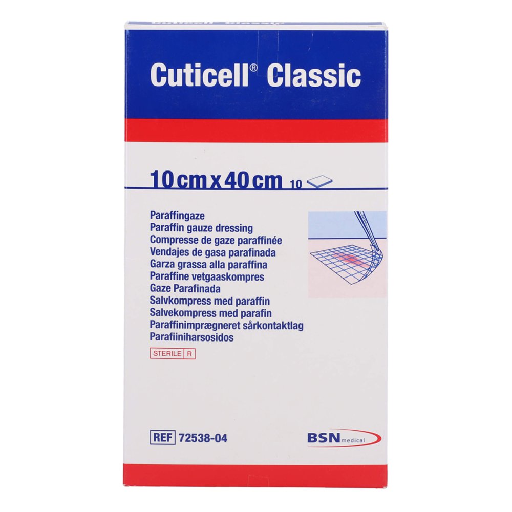 Cuticell Classic Wundgaze 10x40 Cm (10 stk)