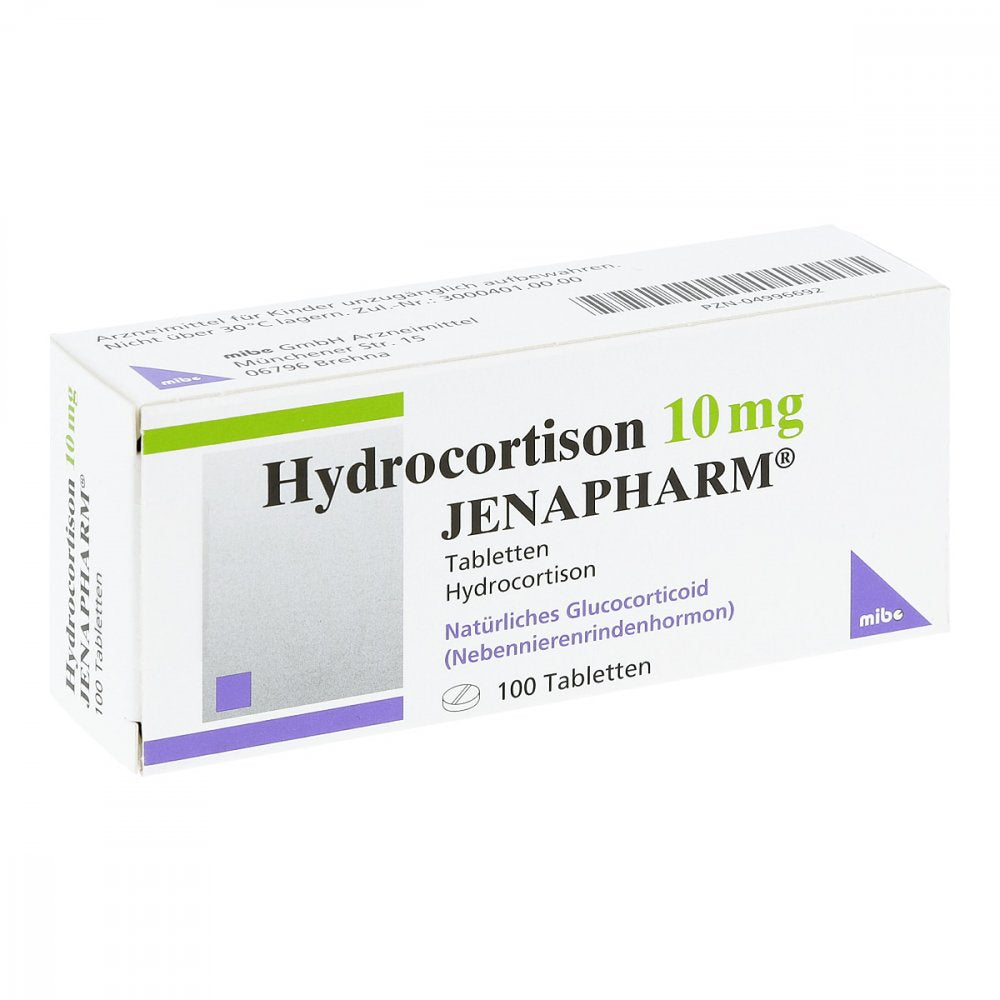 Hydrocortison 10 Mg Jenapharm Tabletten (100 stk)