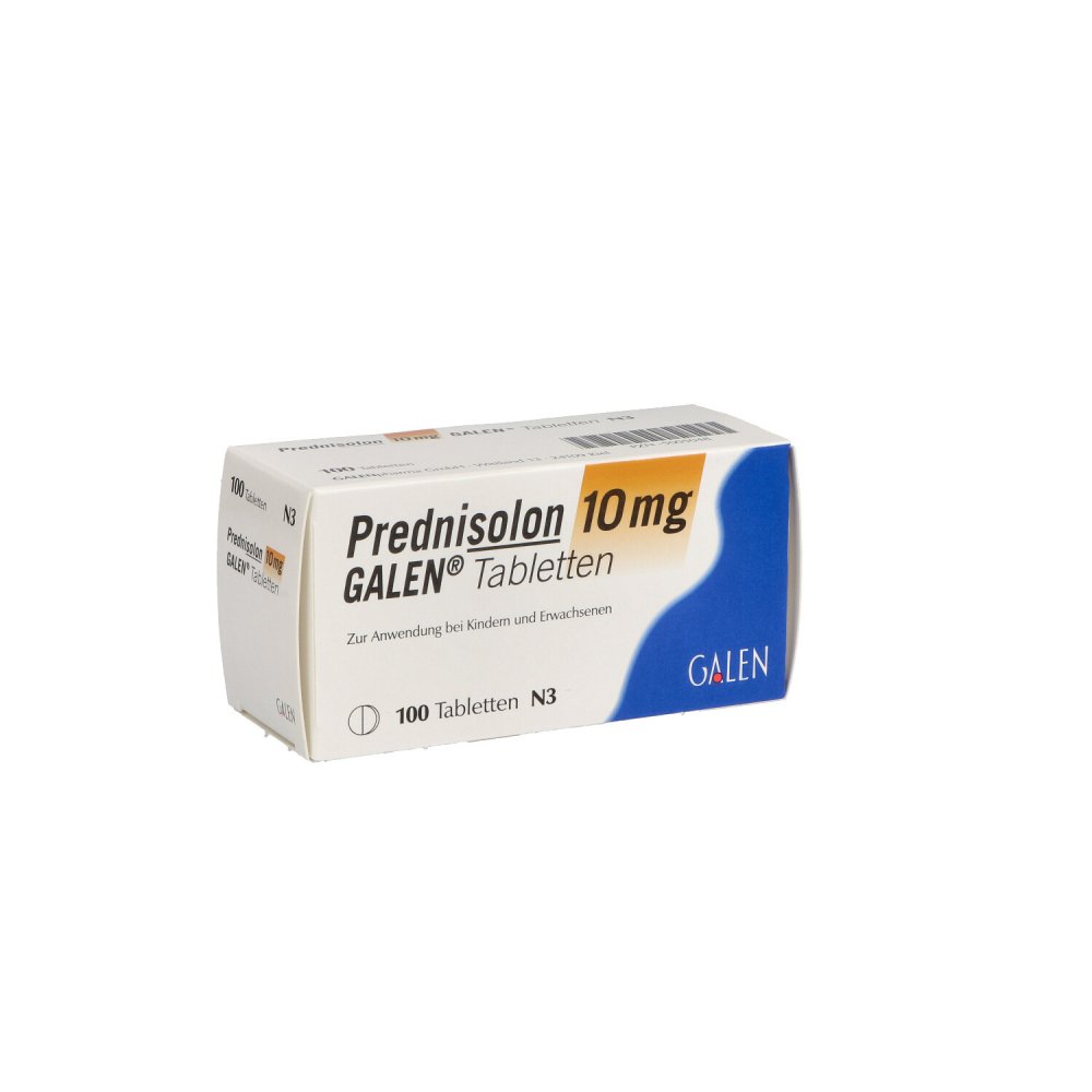 Prednisolon 10 Mg Galen Tabletten (100 stk)