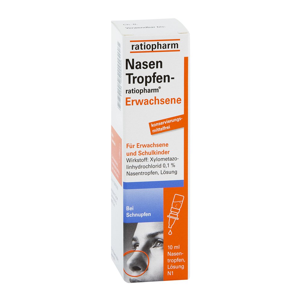 Nasentropfen-Ratiopharm Erwachs.Konservier.Frei (10 ml)