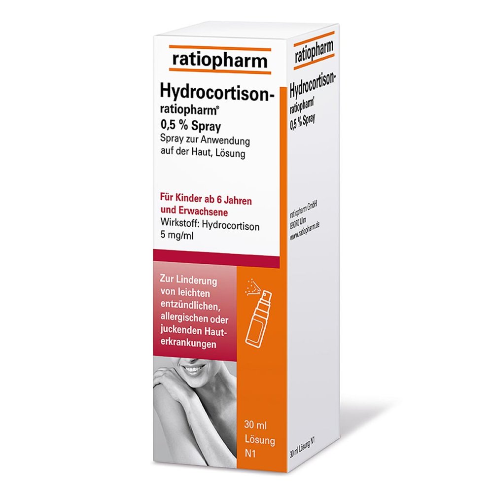 Hydrocortison-Ratiopharm 0,5% Spray (30 ml)