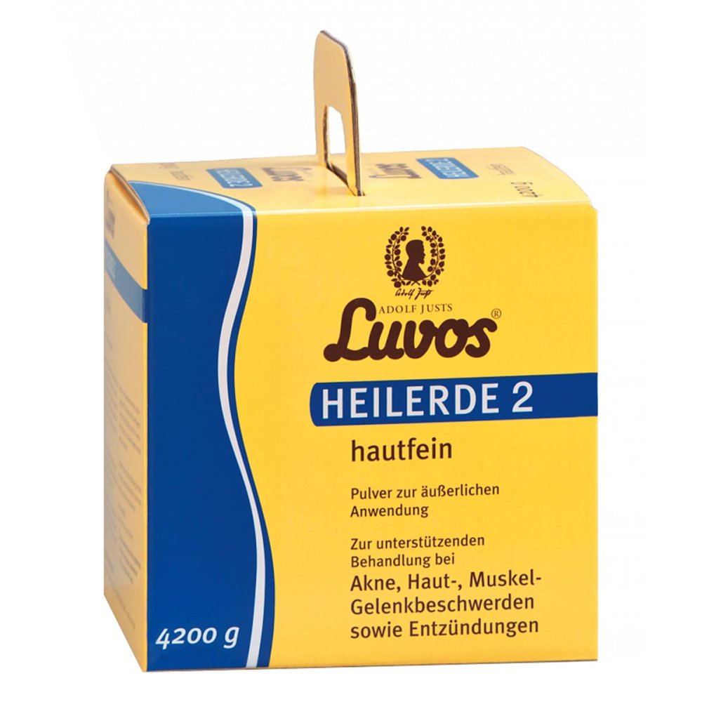 Das Produktfoto zeigt Luvos Heilerde 2 Hautfein (4200 g) PZN 05039283