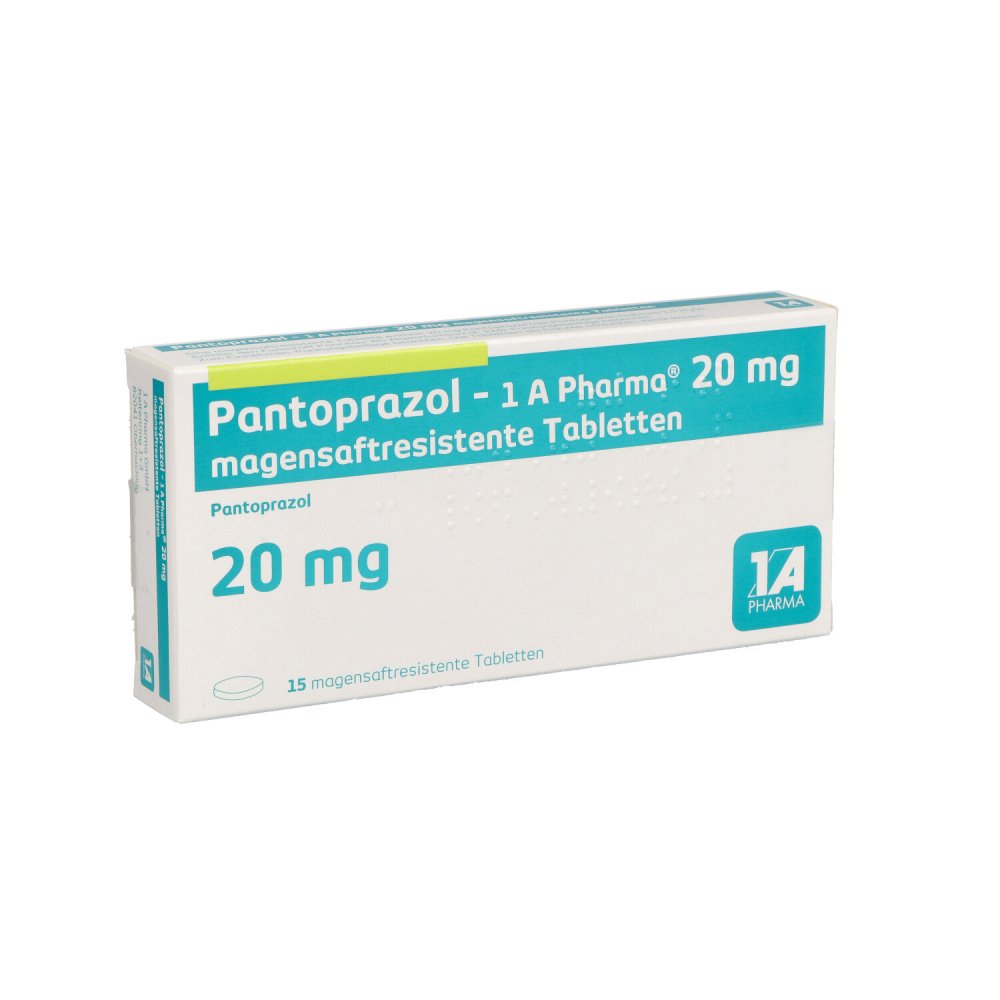 Pantoprazol-1a Pharma 20 Mg Magensaftres.Tabletten (15 stk)