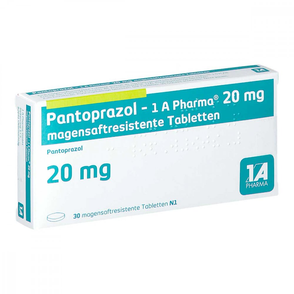 Pantoprazol-1a Pharma 20 Mg Magensaftres.Tabletten (30 stk)