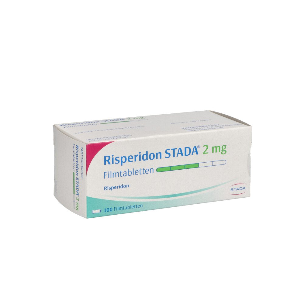 Das Produktfoto zeigt Risperidon Stada 2 Mg Filmtabletten (100 stk) PZN 05117209