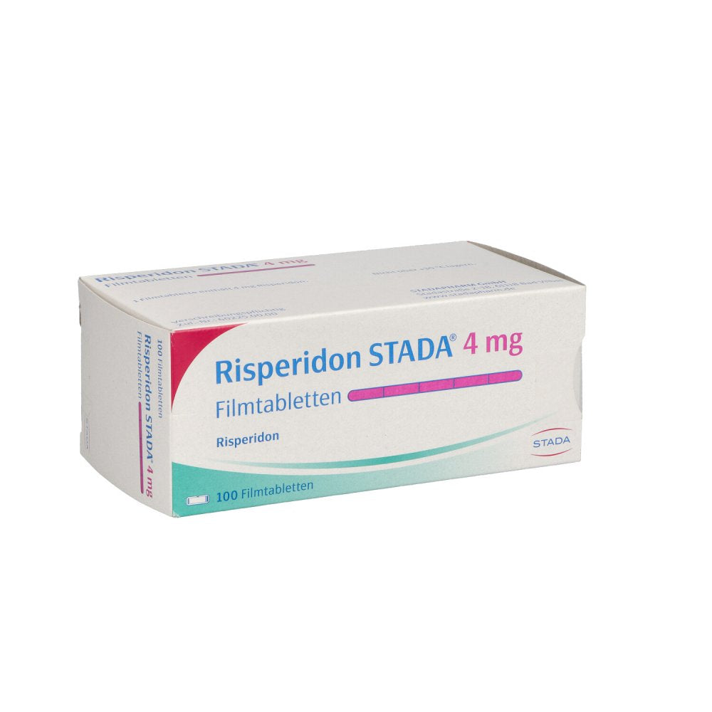 Das Produktfoto zeigt Risperidon Stada 4 Mg Filmtabletten (100 stk) PZN 05117451