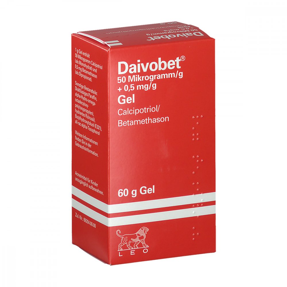 Daivobet 50 Mikrogramm/G + 0,5 Mg/G Gel (60 g)
