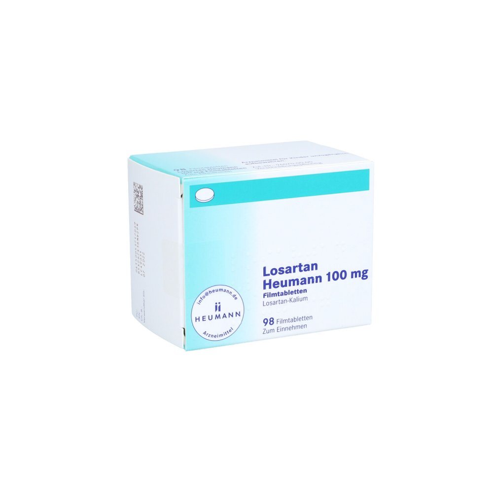 Losartan Heumann 100 Mg Filmtabletten (98 stk)
