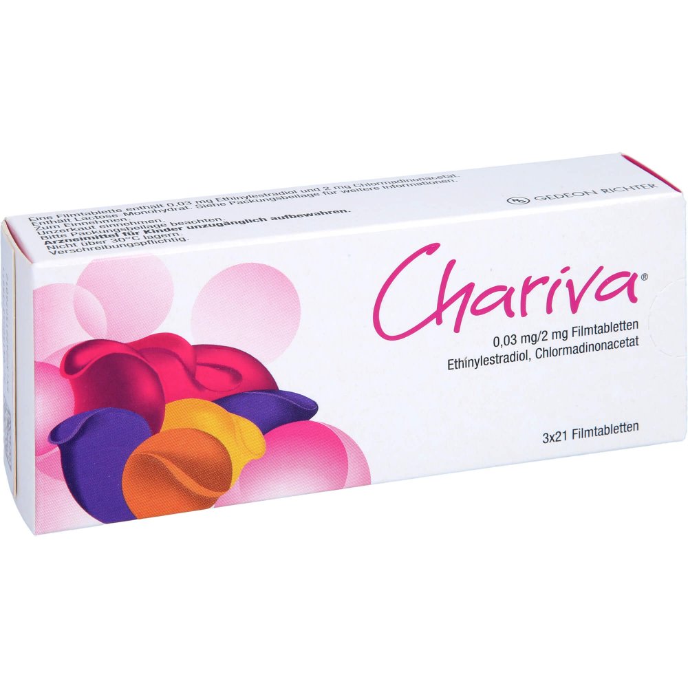 Chariva 0,03 Mg/2 Mg Filmtabletten (3X21 stk)