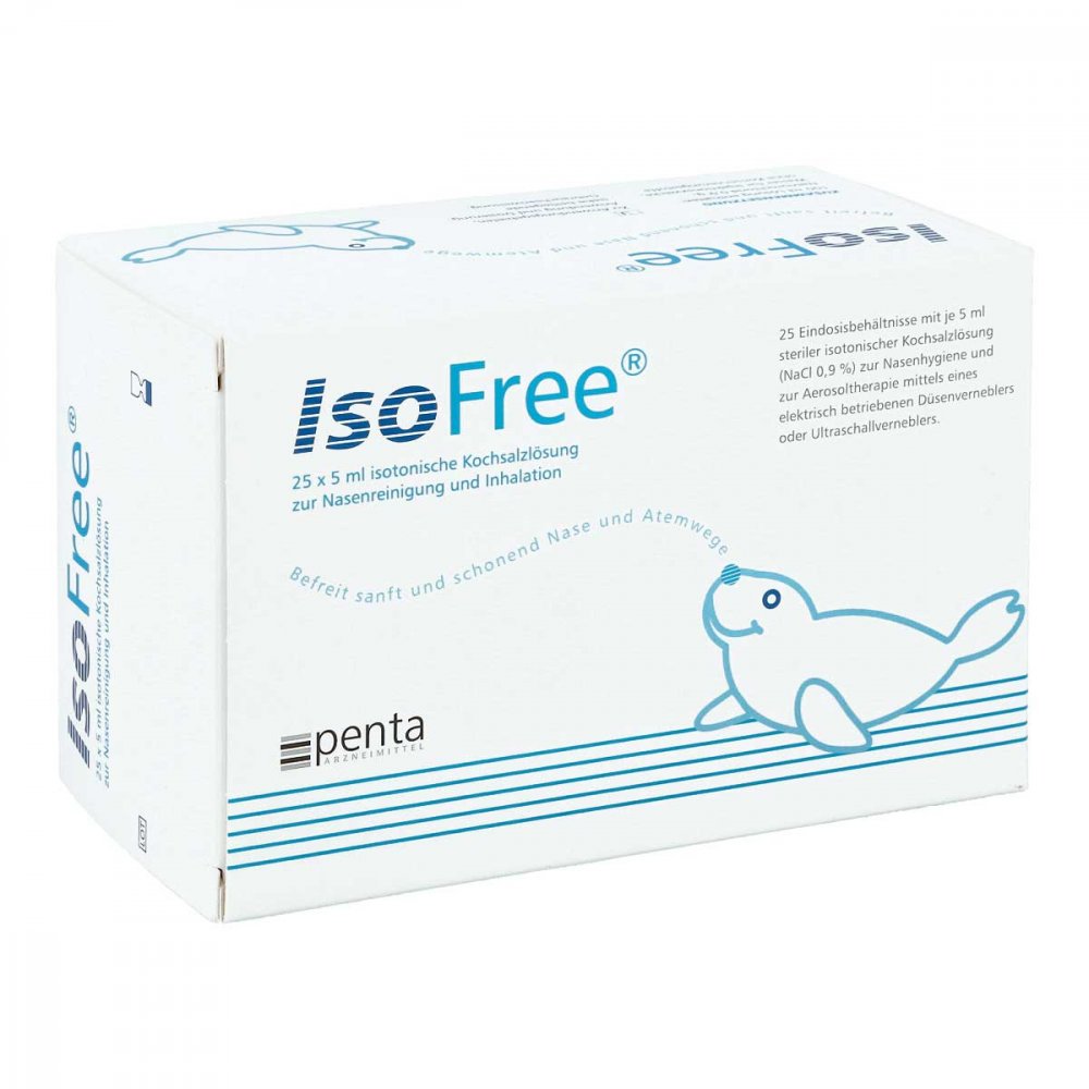 Isofree Isot.Kochsalzlsg.Z.Nasenspül.+Inh.Edp (25X5 ml)