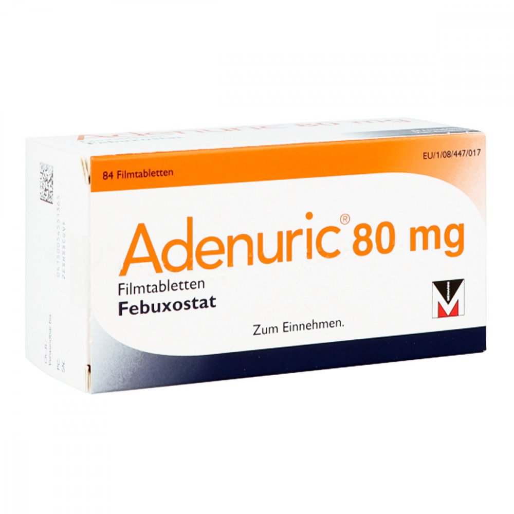 Adenuric 80 Mg Filmtabletten (84 stk)