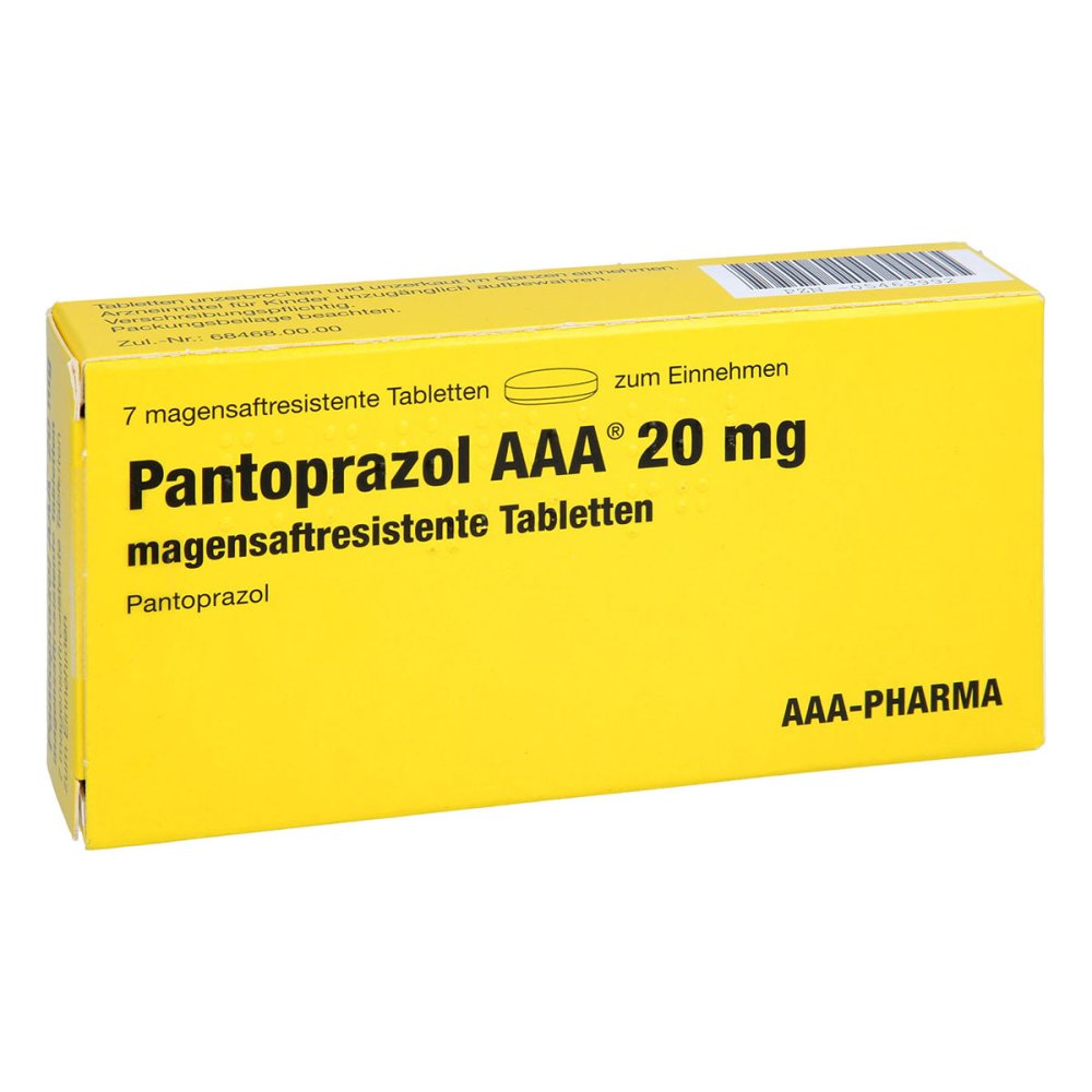 Pantoprazol Aaa 20 Mg Magensaftres.Tabletten (7 stk)