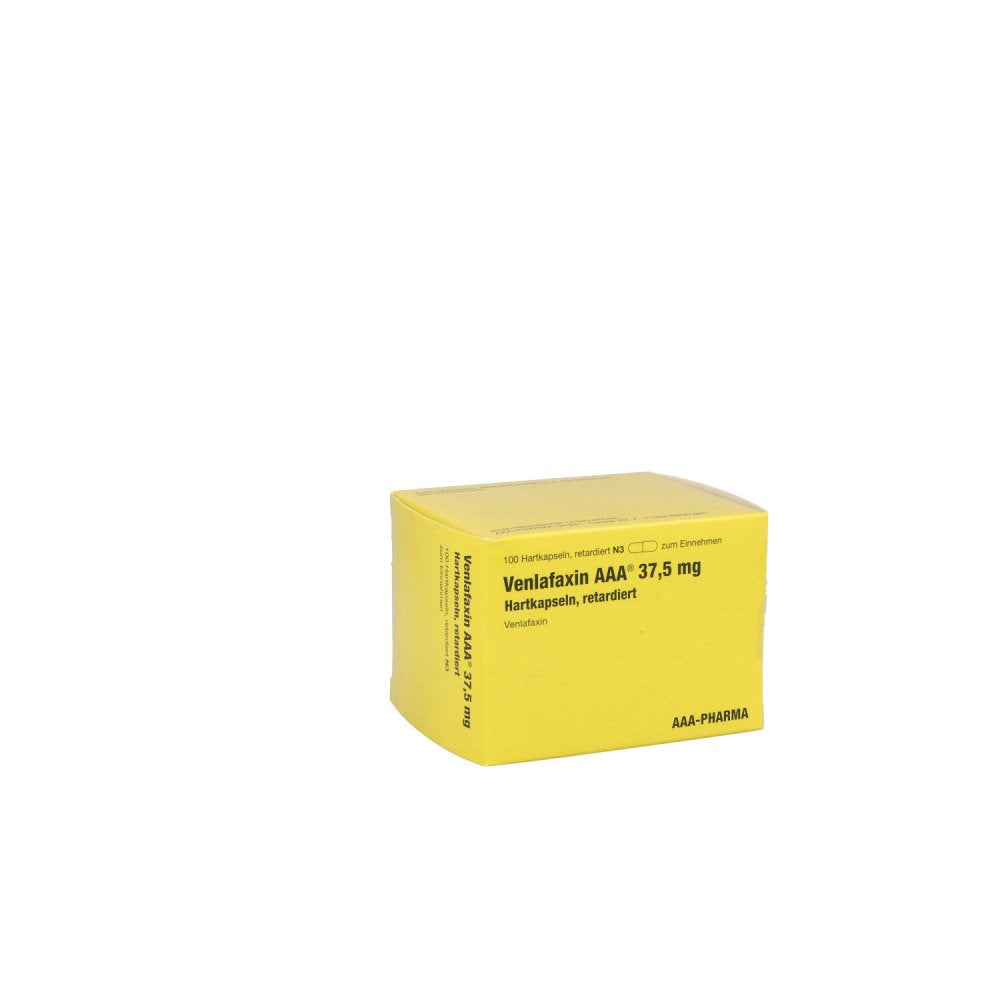 Das Produktfoto zeigt Venlafaxin Aaa 37,5 Mg Hartkapseln Retardiert (100 stk) PZN 05464098